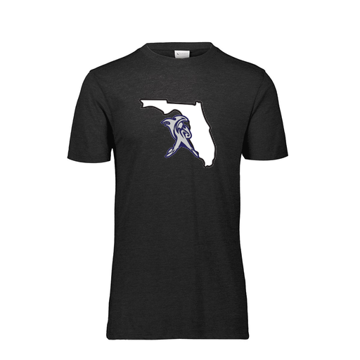 [FTSCUBBK-AS-LOGO1] Decker Men's Tri-Blend T-Shirt - Short Sleeve (Adult S, Black, Logo 1)