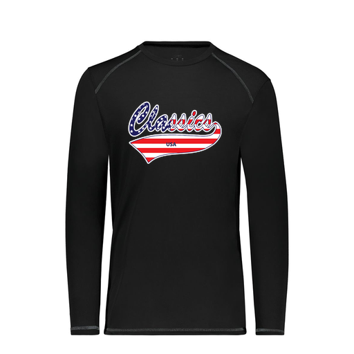 [6846.080.S-LOGO2] Youth SoftTouch Long Sleeve (Youth S, Black, Logo 2)