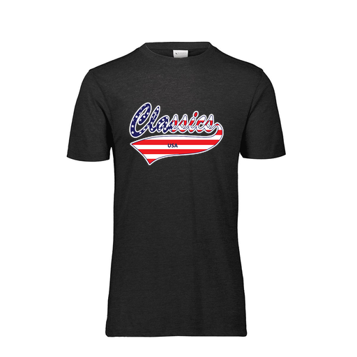 [FTSCUBBK-YS-LOGO2] Decker Youth Tri-Blend T-Shirt - Short Sleeve (Youth S, Black, Logo 2)