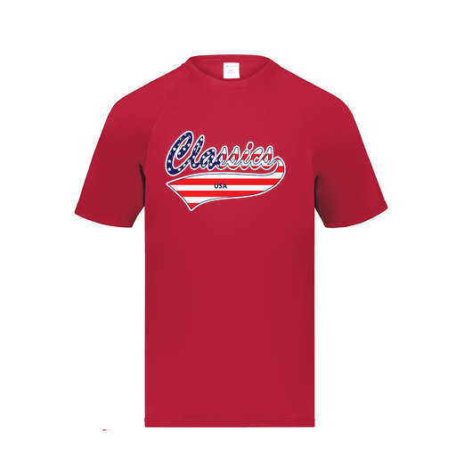 [2791.083.S-LOGO2] Youth Smooth Sport T-Shirt (Youth S, Red, Logo 2)