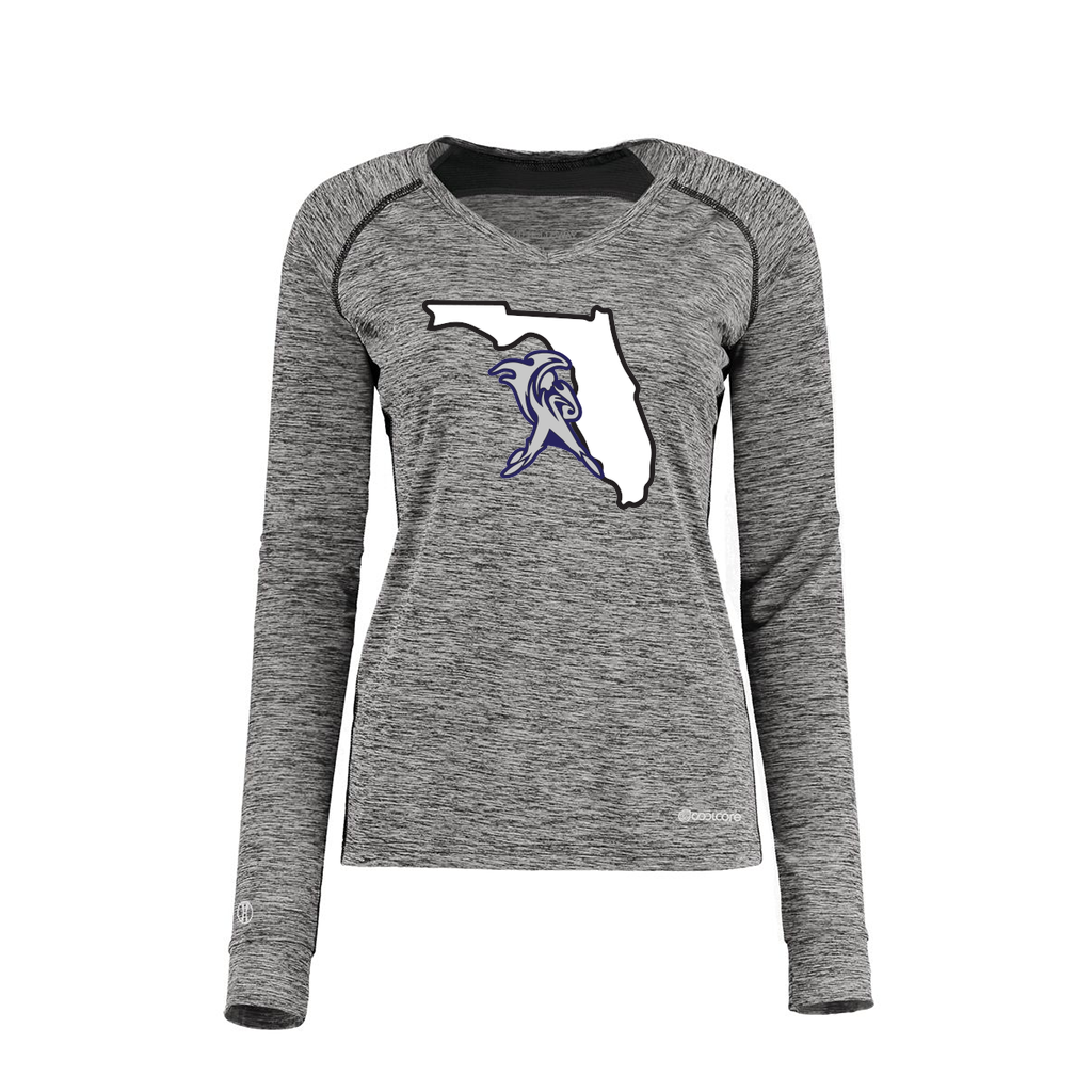 Ladies Electric Long Sleeve Shirt