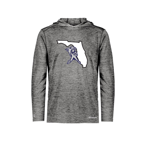 [FOLHCGBK-YS-LOGO1] Decker Youth Charge Hoodie (Youth S, Black, Logo 1)