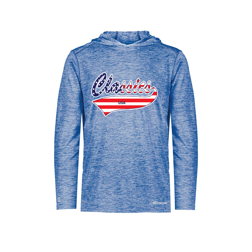 [FOLHCGRY-YS-LOGO2] Decker Youth Charge Hoodie (Youth S, Royal, Logo 2)