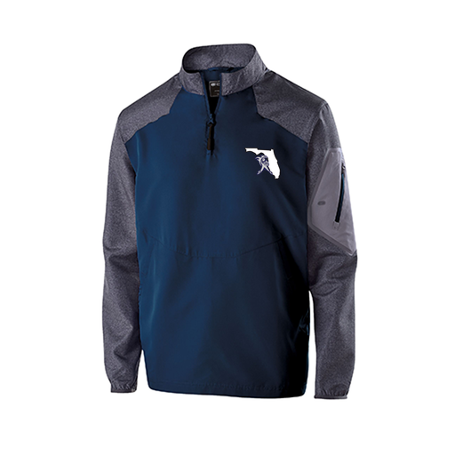 [229155.H03.XS-LOGO1] Men's Raider LS Pullover (Adult XS, Navy, Logo 1)