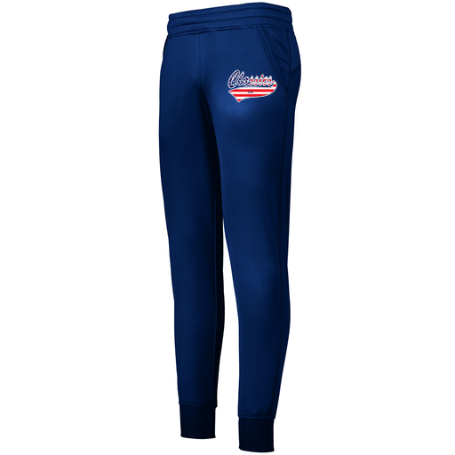[5568.065.XS-LOGO2] Ladies Performance Jogger (Female Adult XS, Navy, Logo 2)