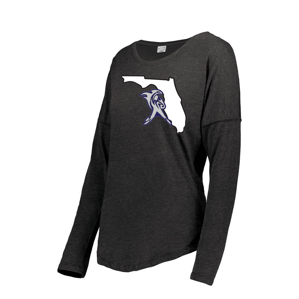 Decker Women's Tri-Blend T-Shirt - Long Sleeve